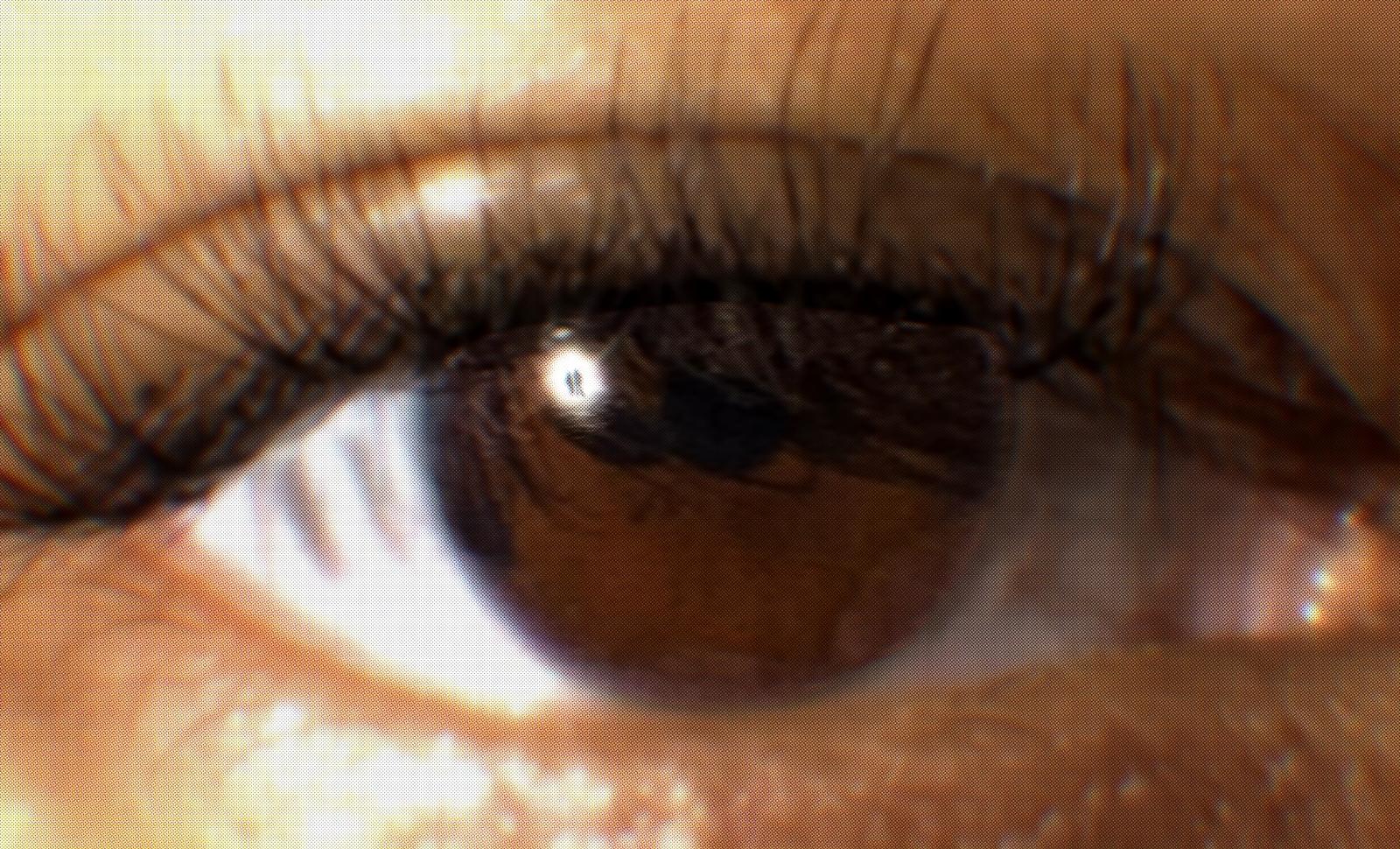 Close up of a human eye